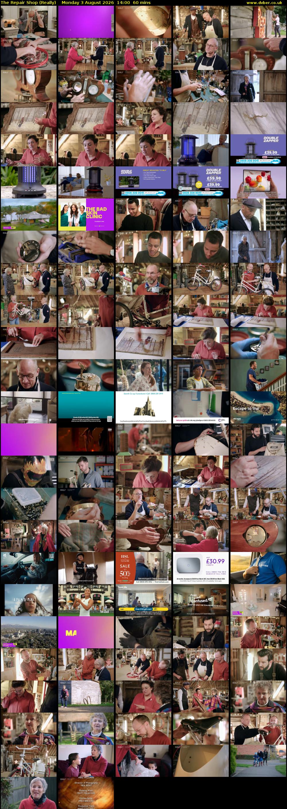 The Repair Shop (Really) Monday 3 August 2026 14:00 - 15:00
