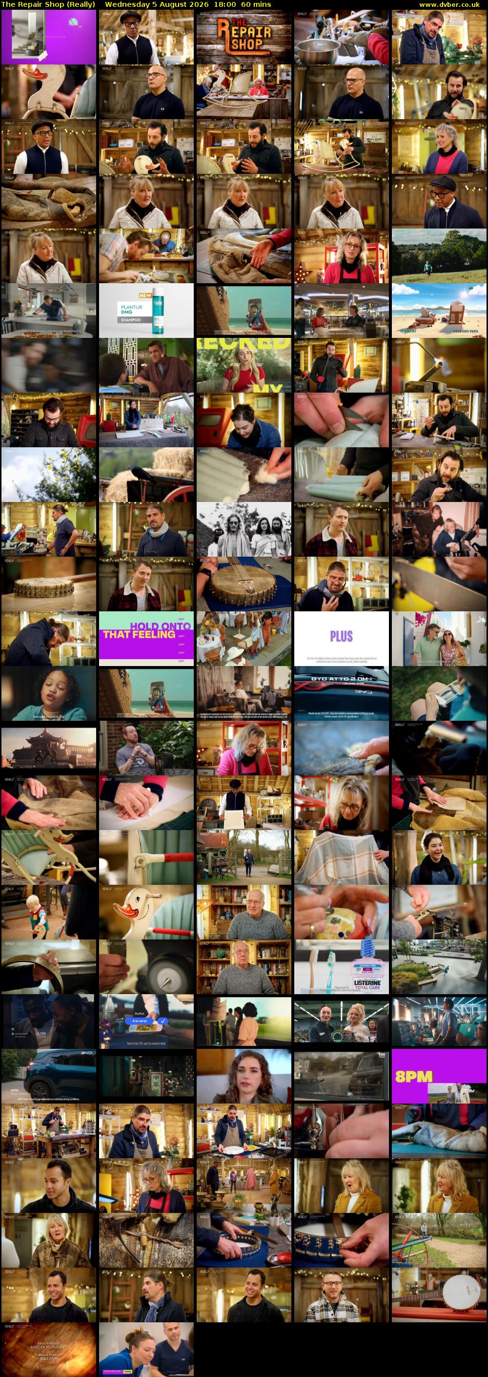 The Repair Shop (Really) Wednesday 5 August 2026 18:00 - 19:00