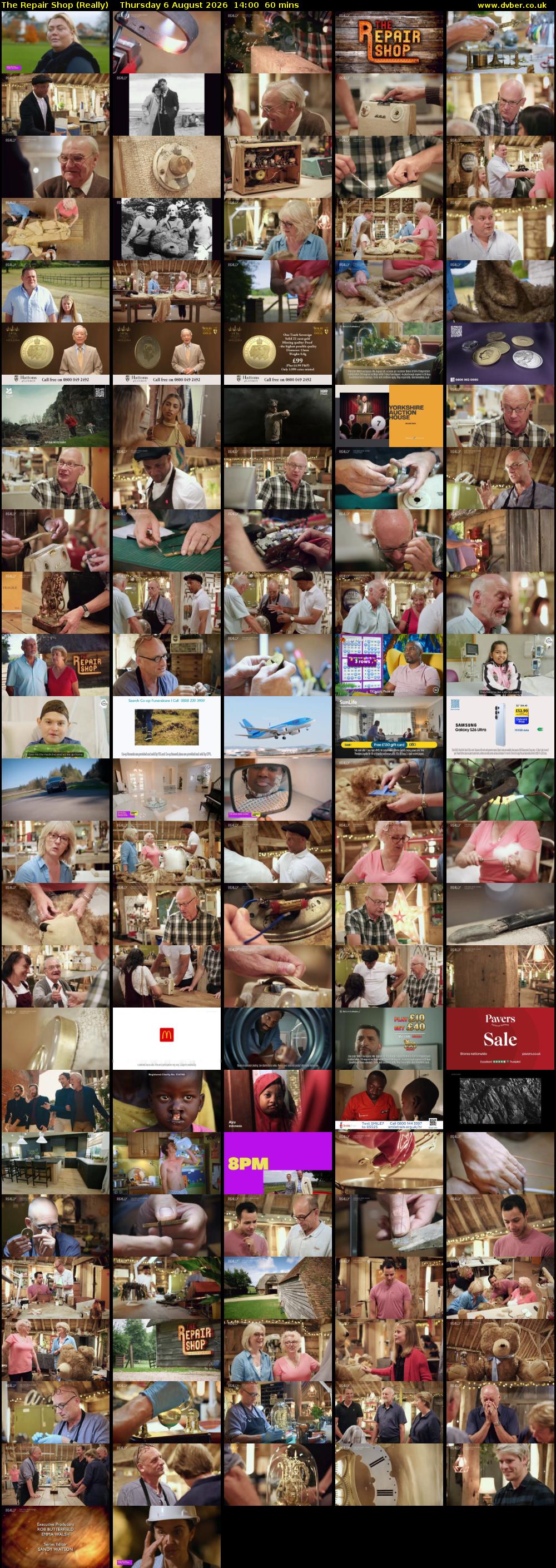 The Repair Shop (Really) Thursday 6 August 2026 14:00 - 15:00