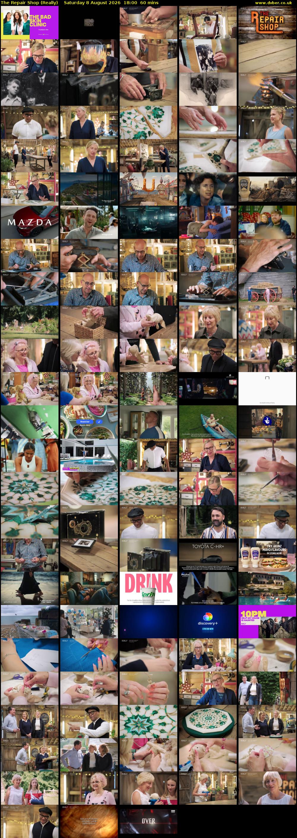 The Repair Shop (Really) Saturday 8 August 2026 18:00 - 19:00