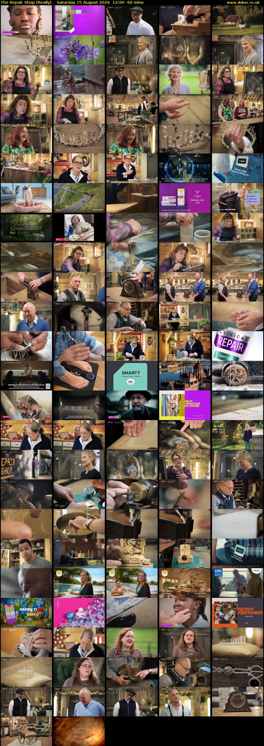 The Repair Shop (Really) Saturday 15 August 2026 12:00 - 13:00