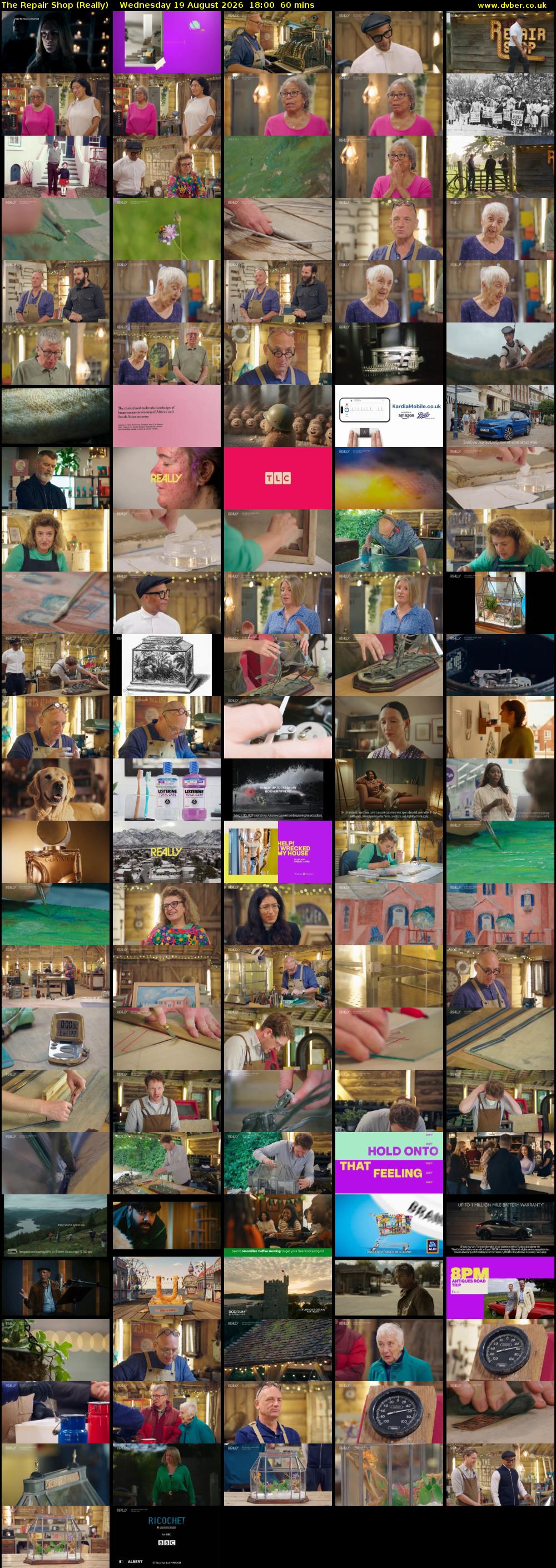 The Repair Shop (Really) Wednesday 19 August 2026 18:00 - 19:00