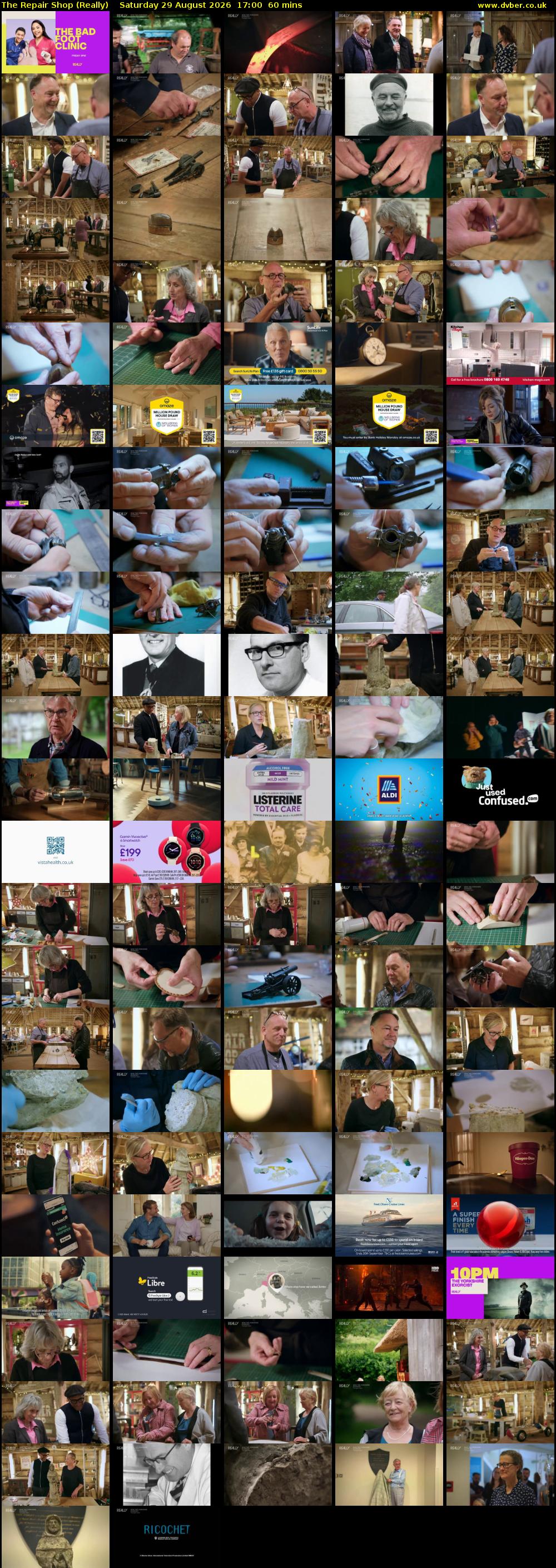 The Repair Shop (Really) Saturday 29 August 2026 17:00 - 18:00