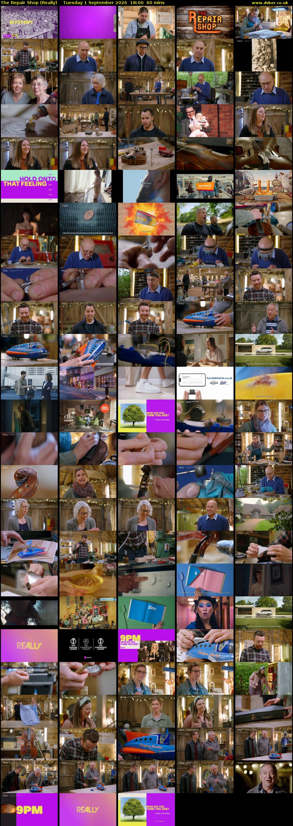 The Repair Shop (Really) Tuesday 1 September 2026 18:00 - 19:00