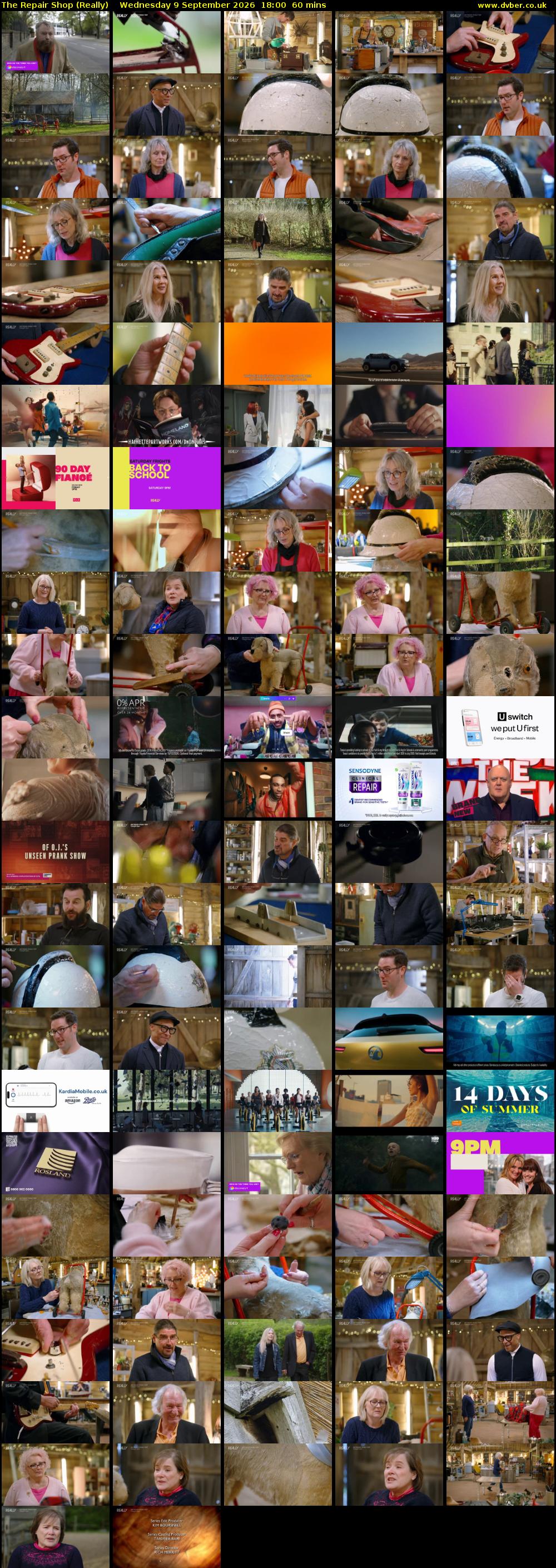 The Repair Shop (Really) Wednesday 9 September 2026 18:00 - 19:00