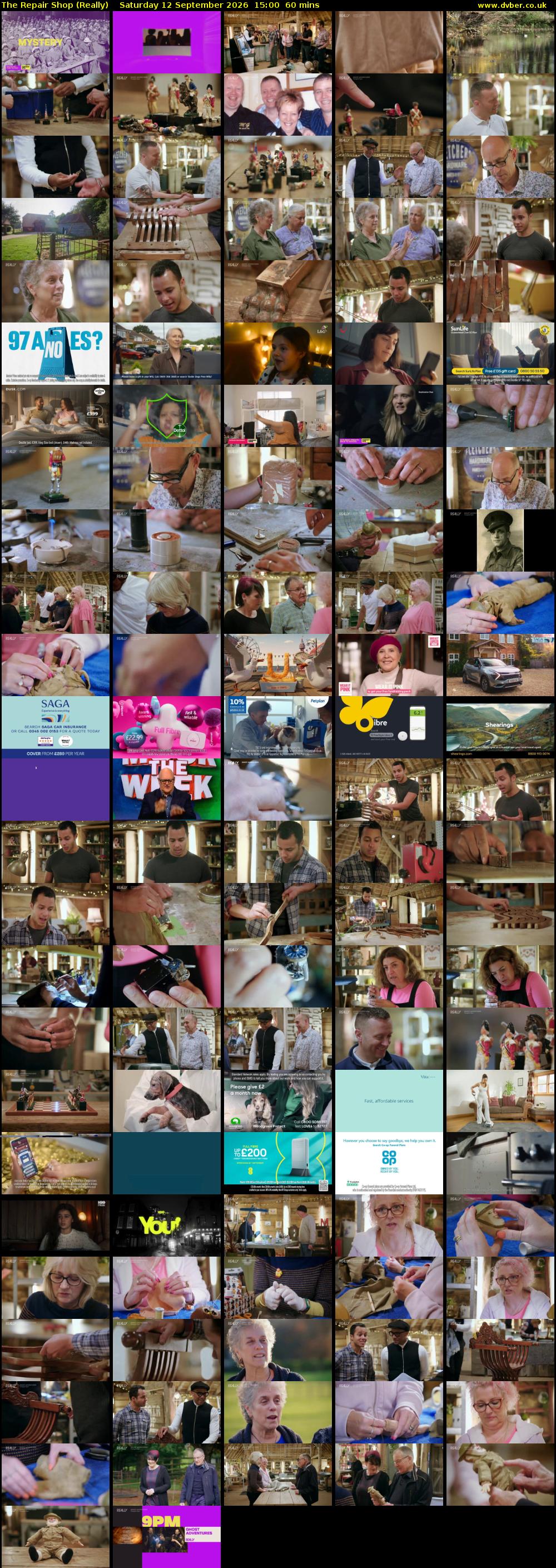 The Repair Shop (Really) Saturday 12 September 2026 15:00 - 16:00