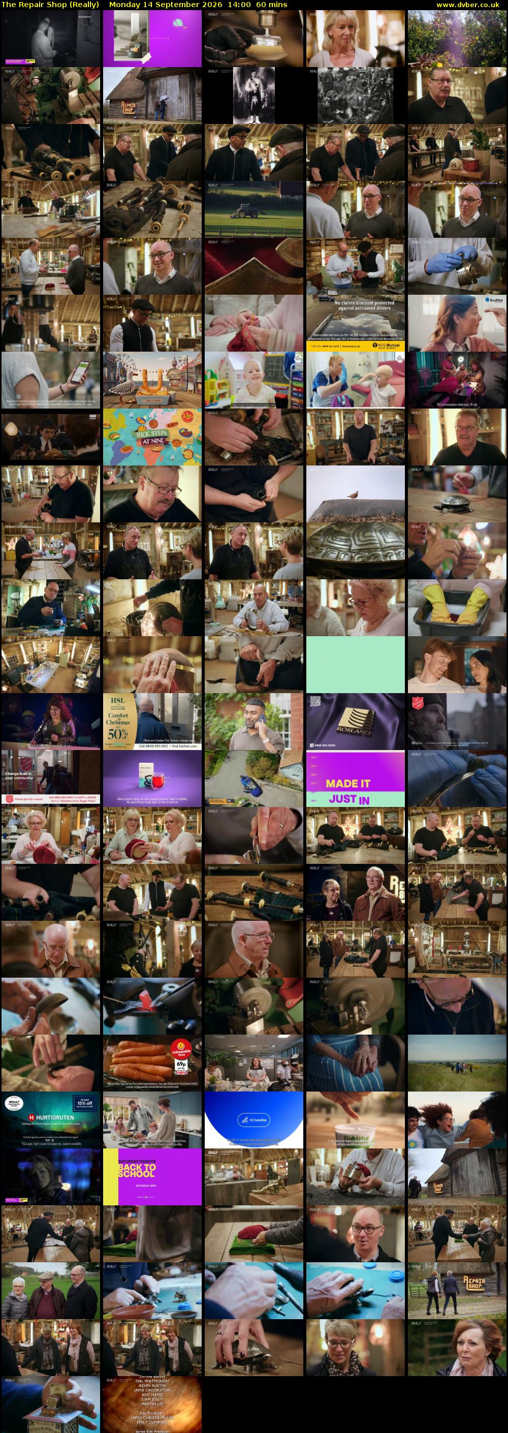 The Repair Shop (Really) Monday 14 September 2026 14:00 - 15:00
