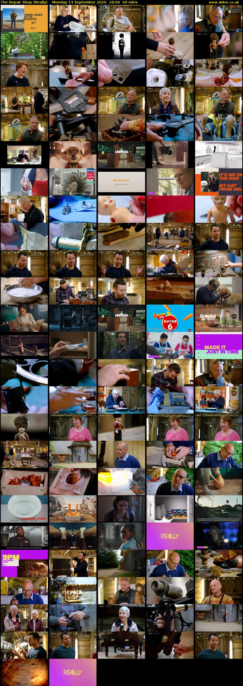 The Repair Shop (Really) Monday 14 September 2026 18:00 - 19:00