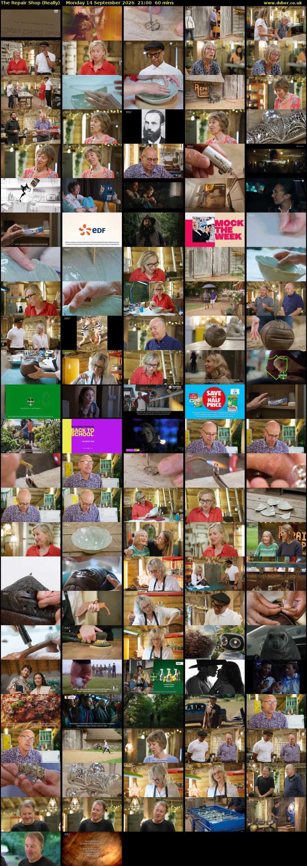 The Repair Shop (Really) Monday 14 September 2026 21:00 - 22:00