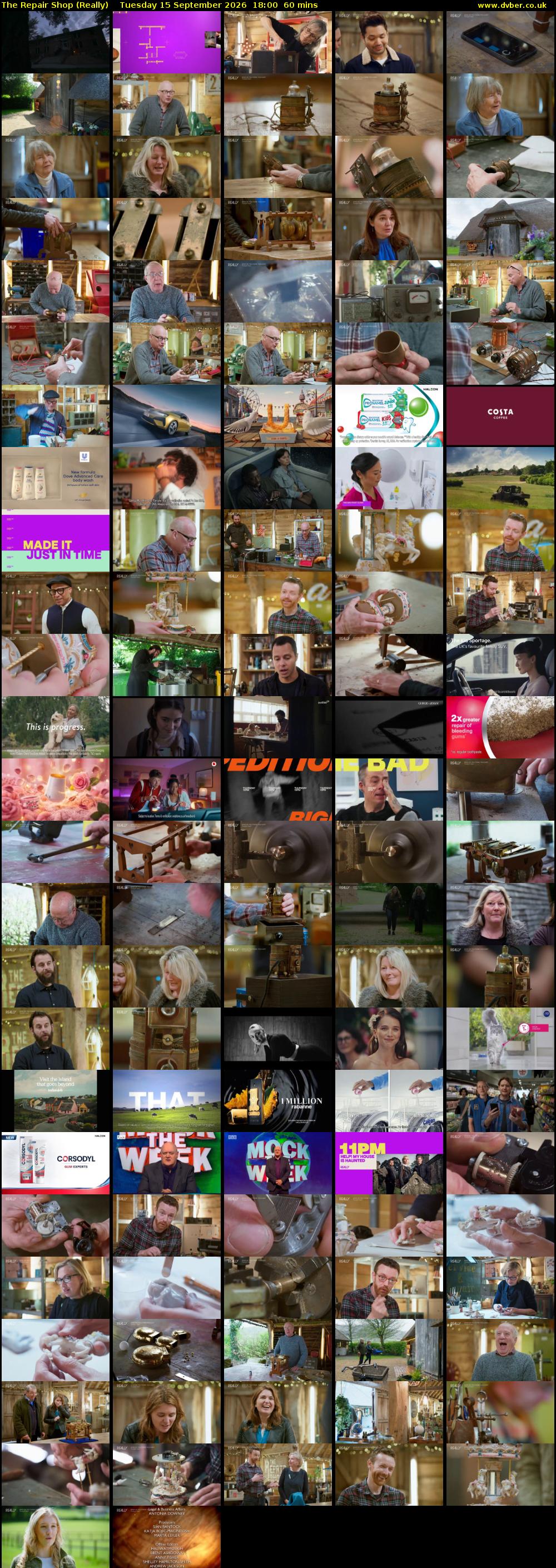 The Repair Shop (Really) Tuesday 15 September 2026 18:00 - 19:00
