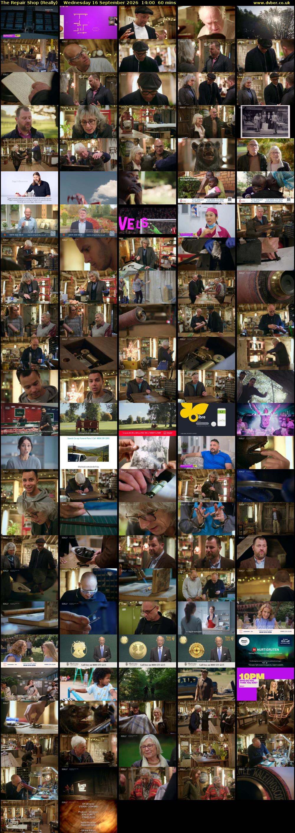 The Repair Shop (Really) Wednesday 16 September 2026 14:00 - 15:00