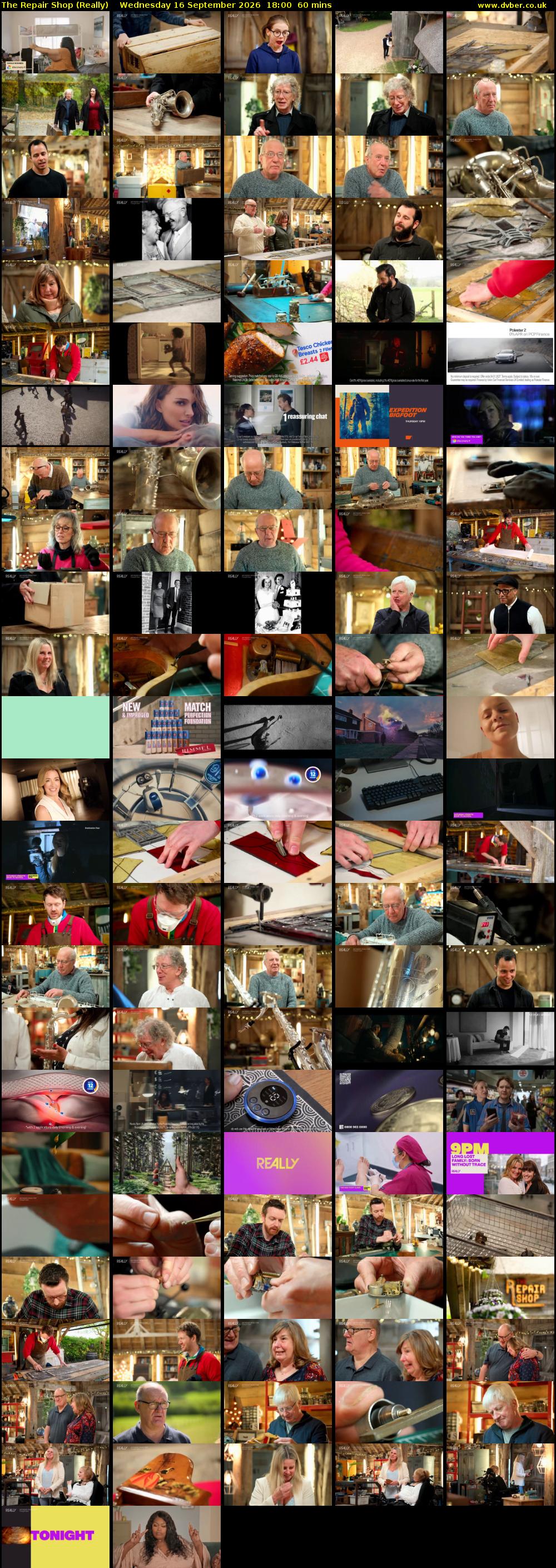 The Repair Shop (Really) Wednesday 16 September 2026 18:00 - 19:00