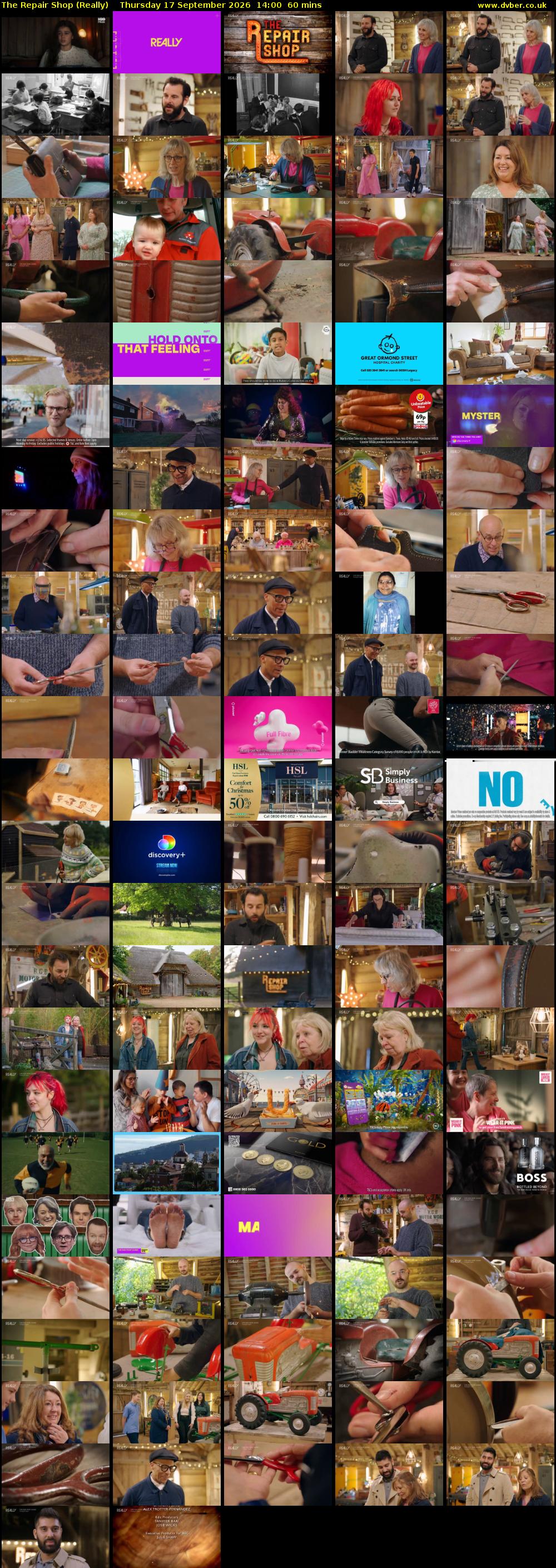 The Repair Shop (Really) Thursday 17 September 2026 14:00 - 15:00