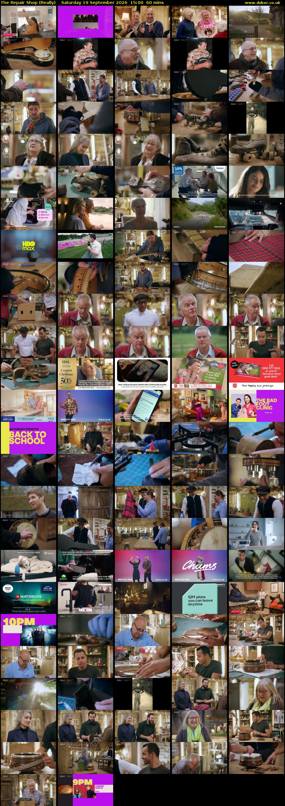 The Repair Shop (Really) Saturday 19 September 2026 15:00 - 16:00