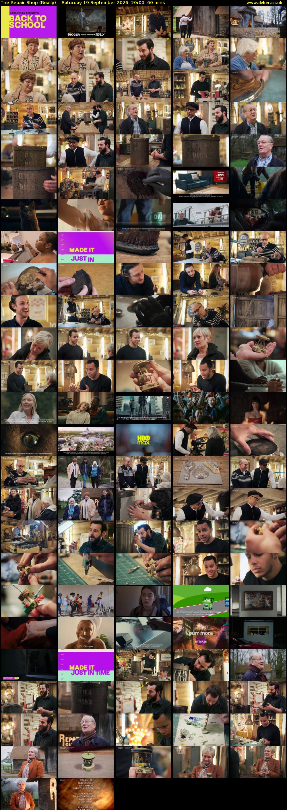 The Repair Shop (Really) Saturday 19 September 2026 20:00 - 21:00