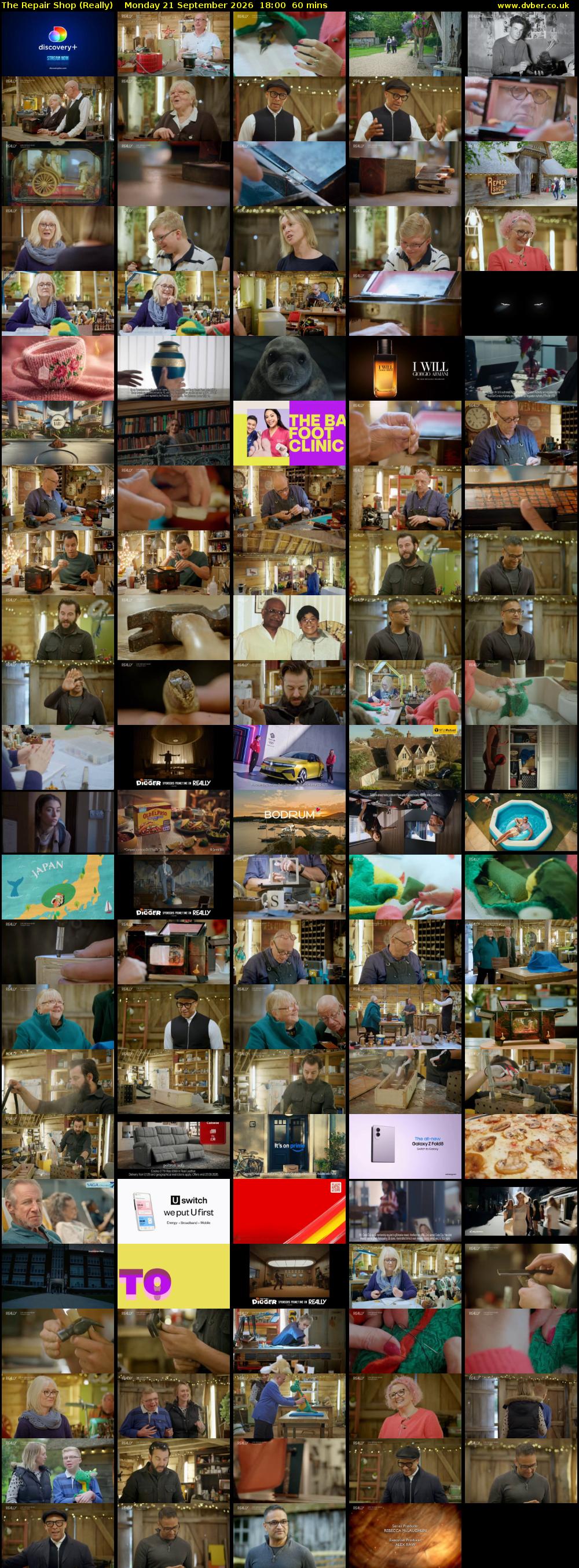The Repair Shop (Really) Monday 21 September 2026 18:00 - 19:00