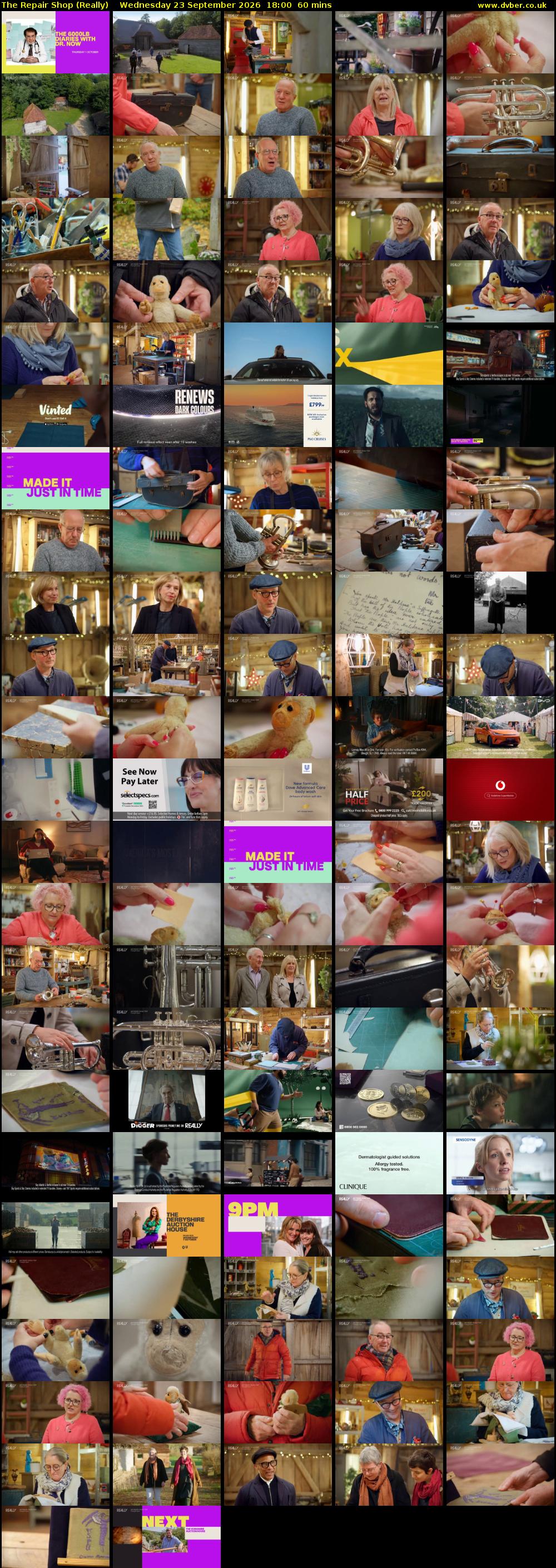 The Repair Shop (Really) Wednesday 23 September 2026 18:00 - 19:00