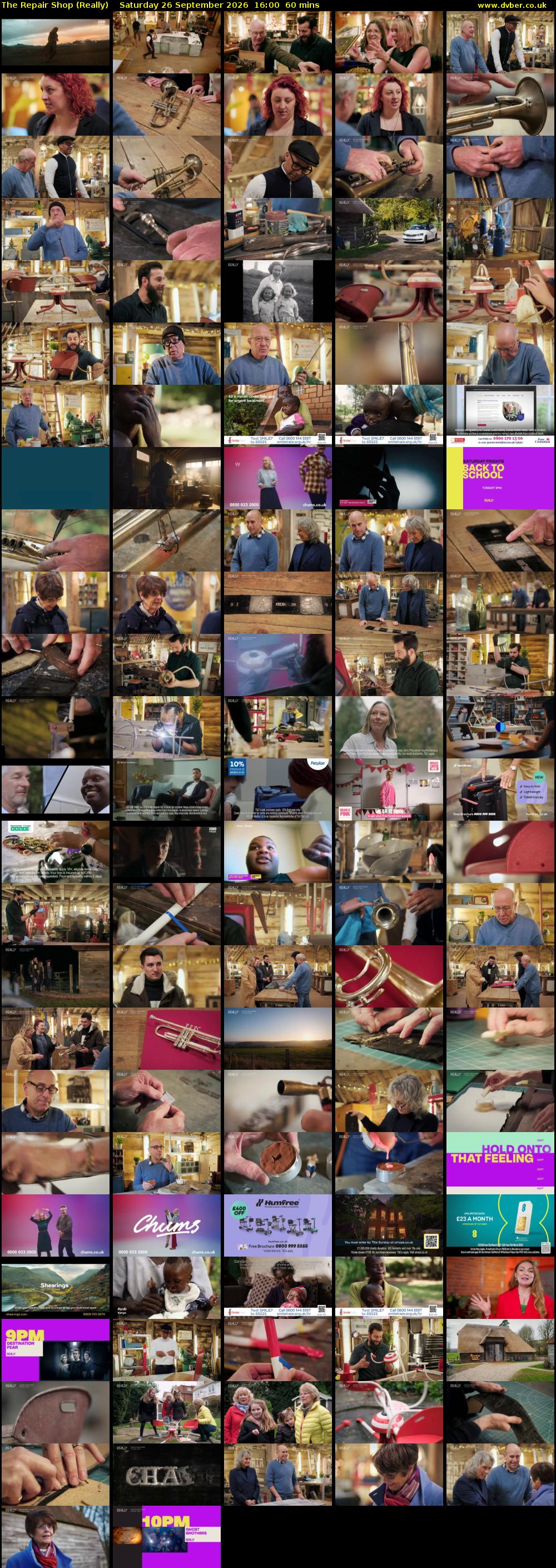 The Repair Shop (Really) Saturday 26 September 2026 16:00 - 17:00