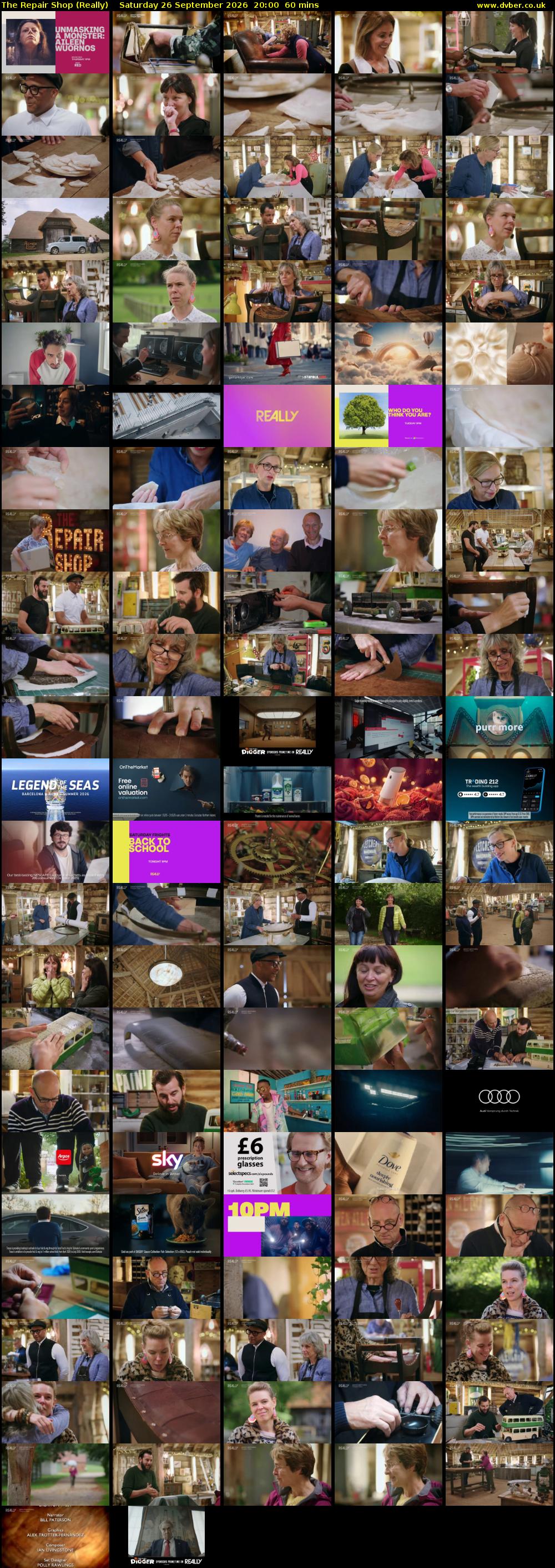 The Repair Shop (Really) Saturday 26 September 2026 20:00 - 21:00