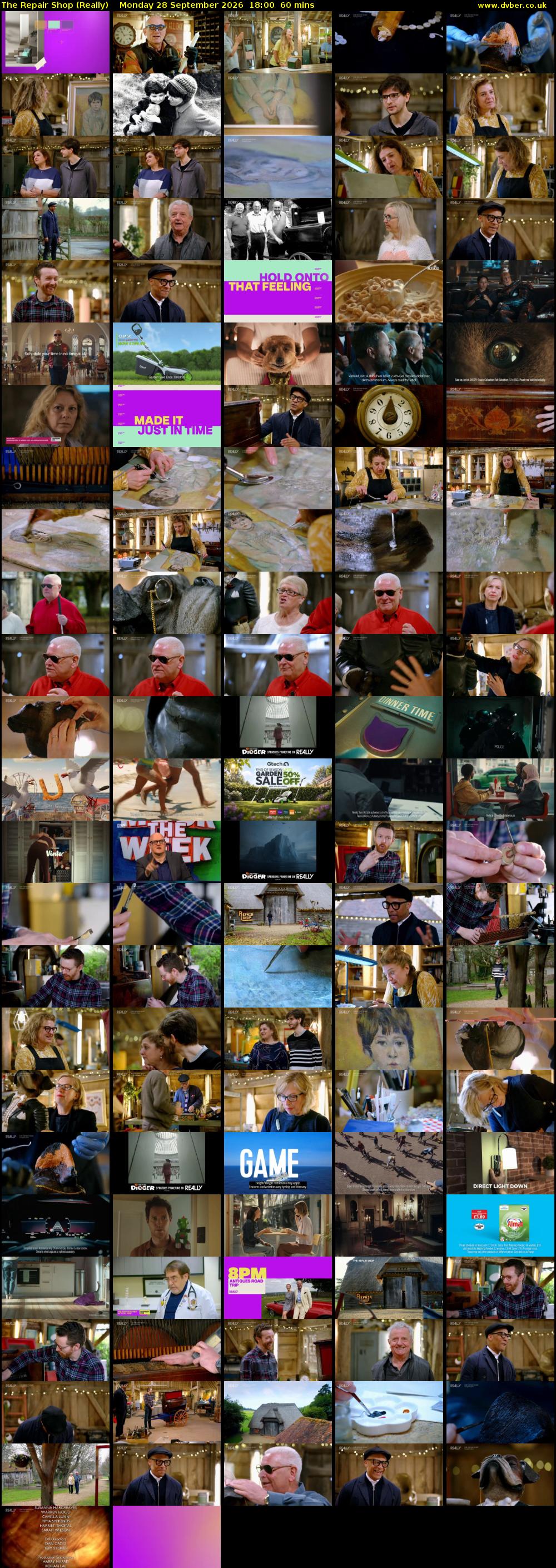 The Repair Shop (Really) Monday 28 September 2026 18:00 - 19:00