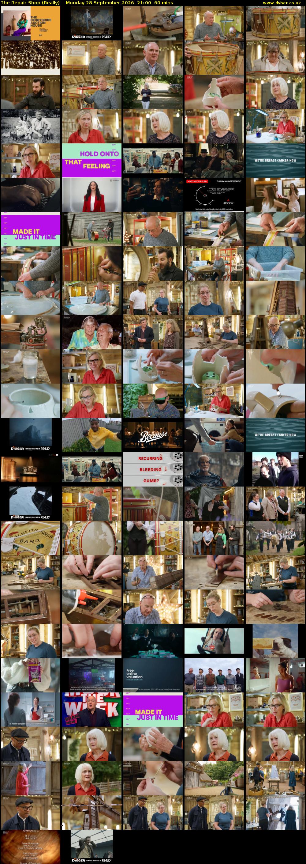 The Repair Shop (Really) Monday 28 September 2026 21:00 - 22:00