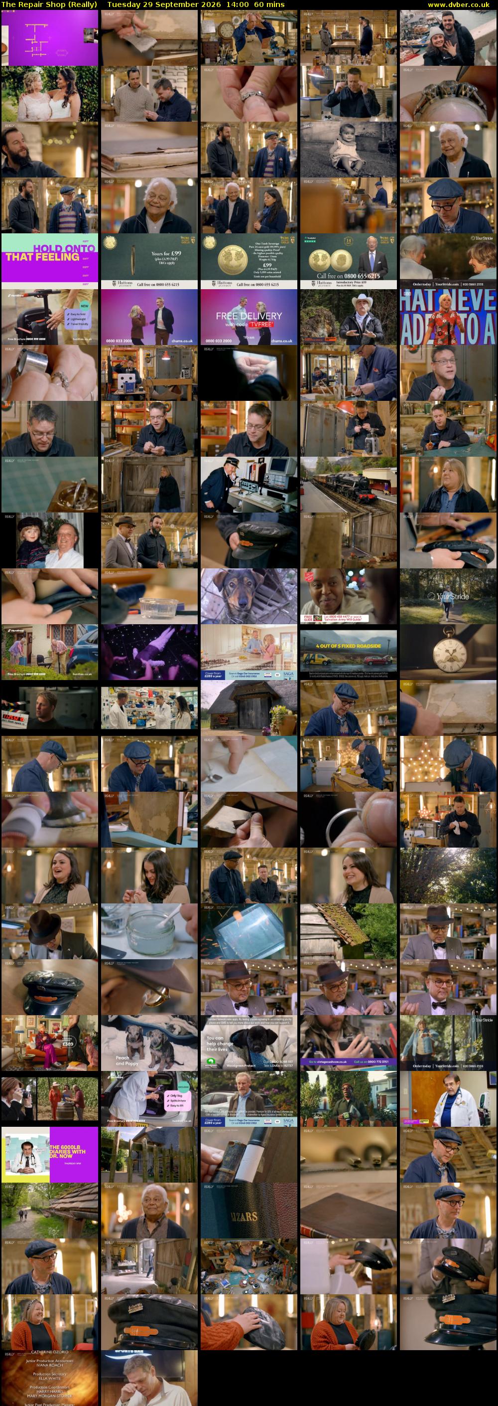 The Repair Shop (Really) Tuesday 29 September 2026 14:00 - 15:00