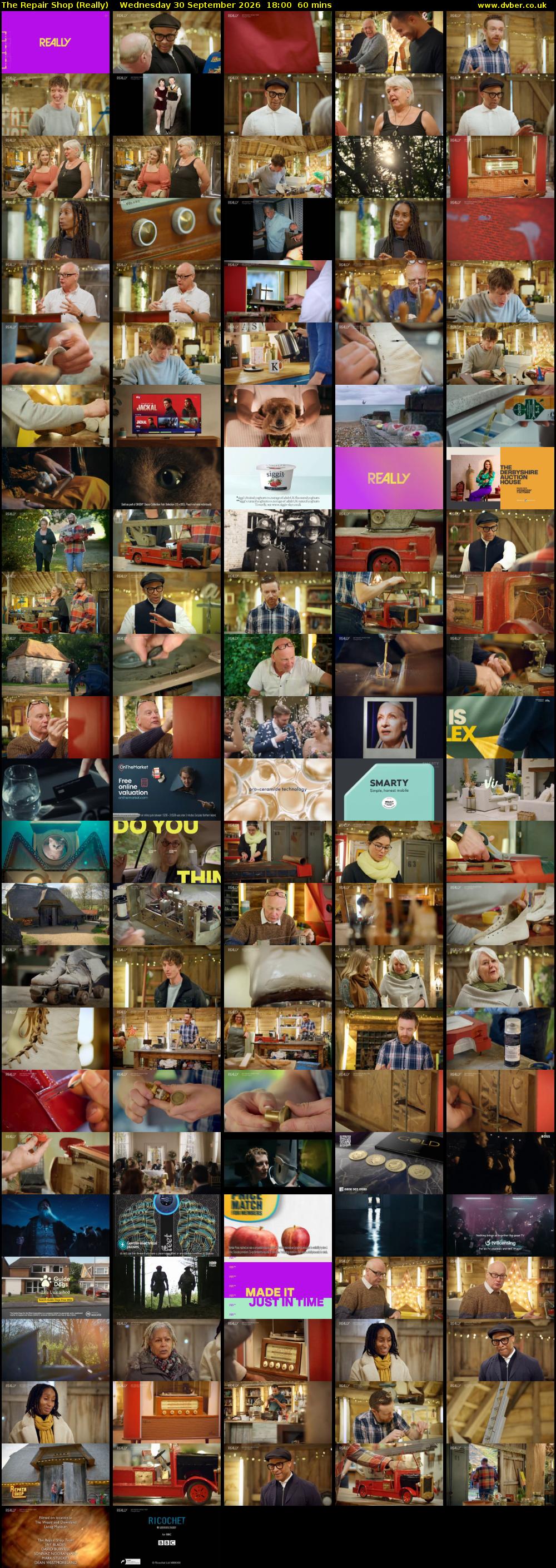 The Repair Shop (Really) Wednesday 30 September 2026 18:00 - 19:00