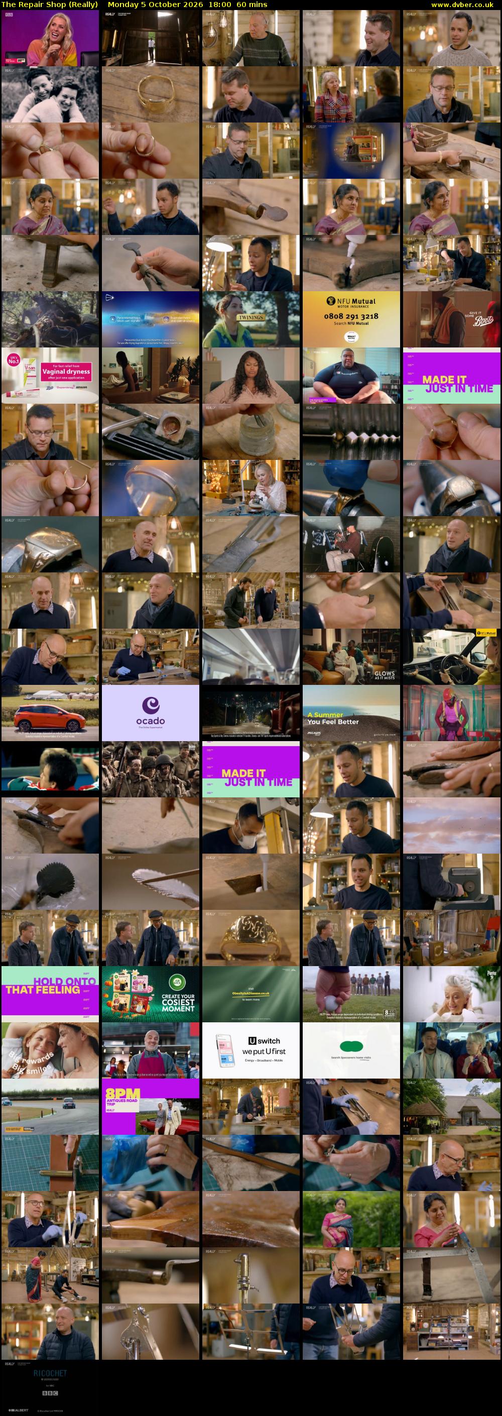 The Repair Shop (Really) Monday 5 October 2026 18:00 - 19:00