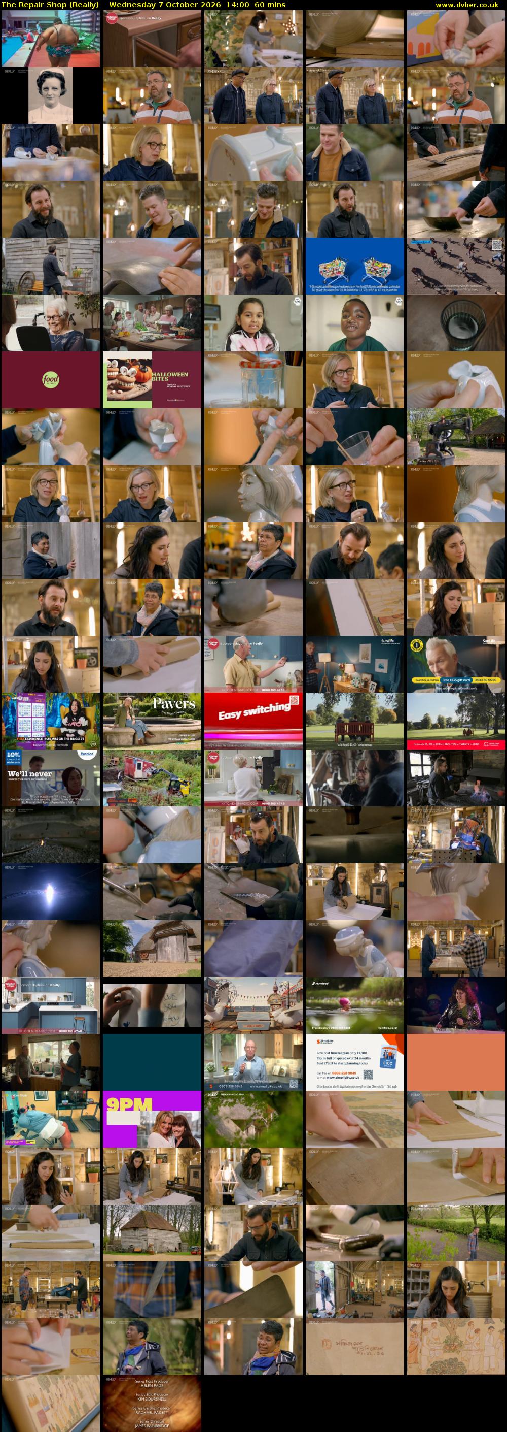 The Repair Shop (Really) Wednesday 7 October 2026 14:00 - 15:00