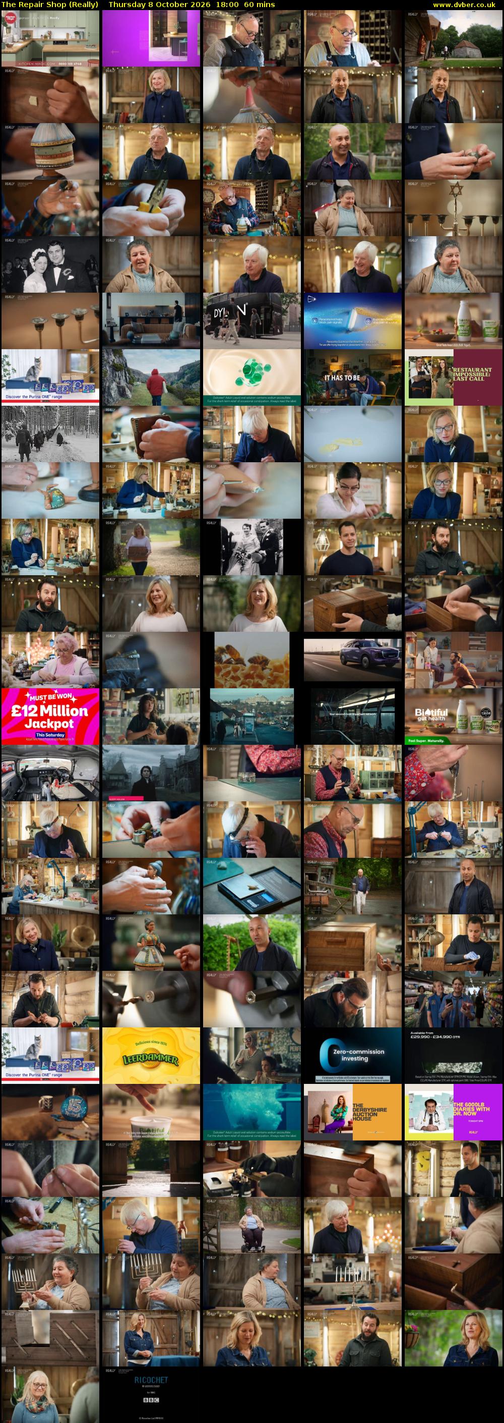 The Repair Shop (Really) Thursday 8 October 2026 18:00 - 19:00