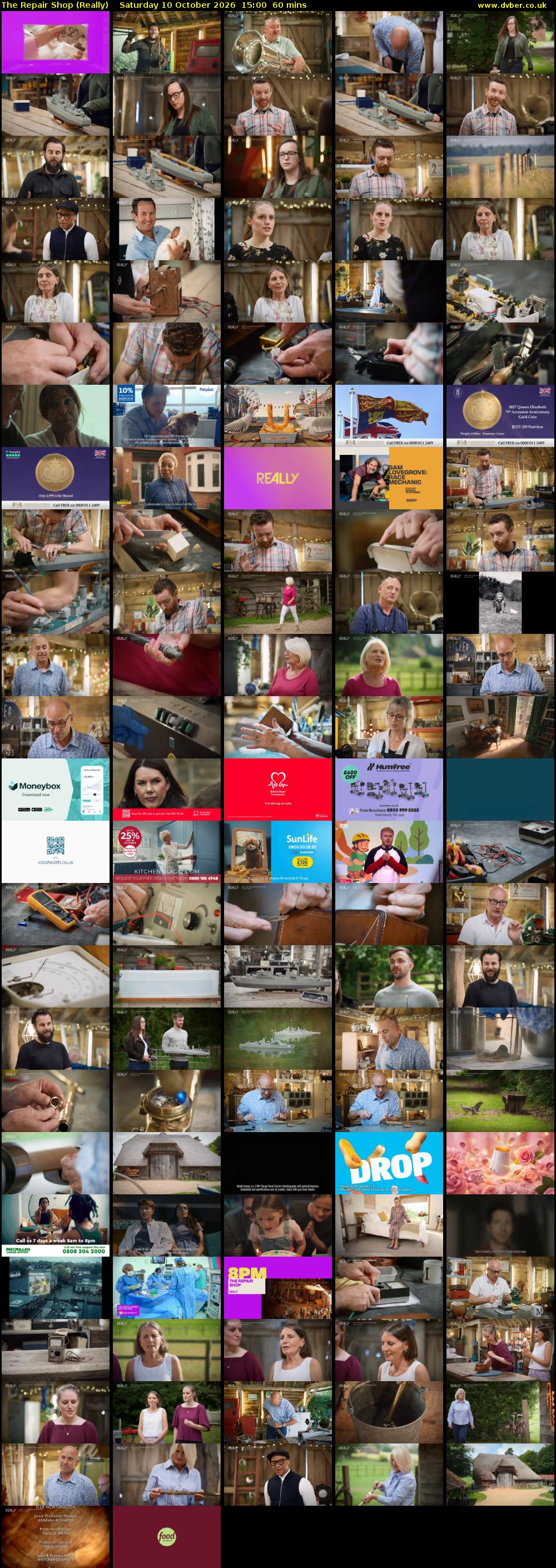 The Repair Shop (Really) Saturday 10 October 2026 15:00 - 16:00