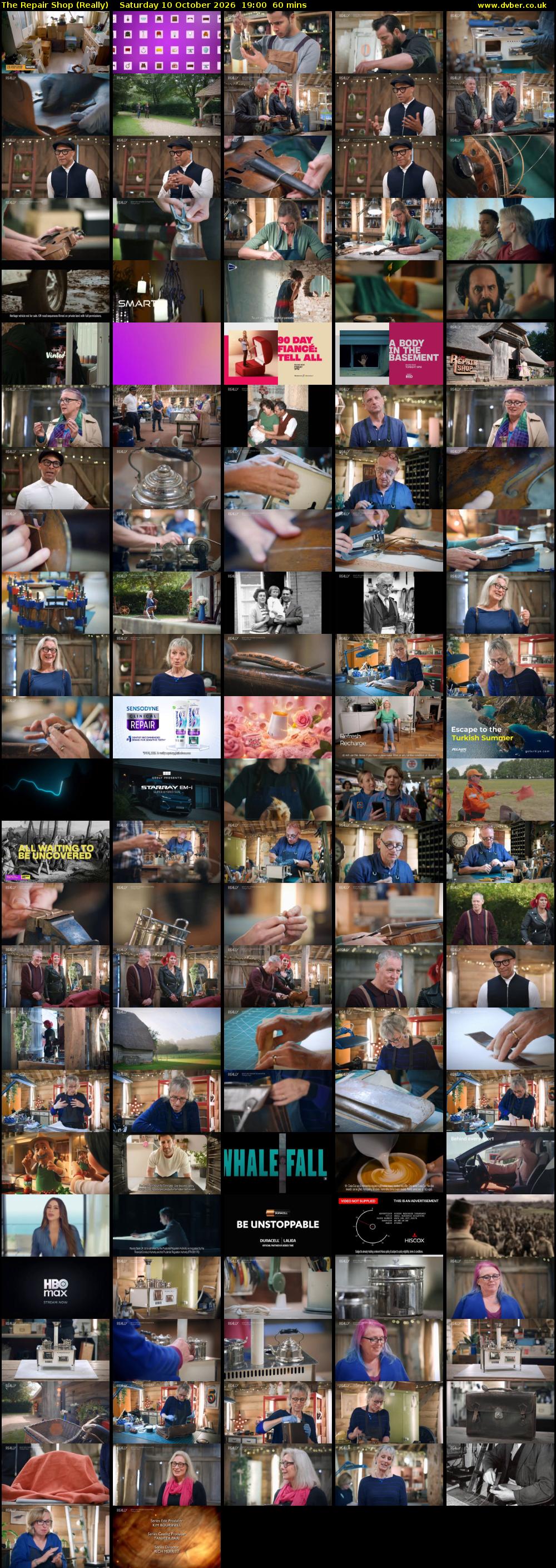 The Repair Shop (Really) Saturday 10 October 2026 19:00 - 20:00