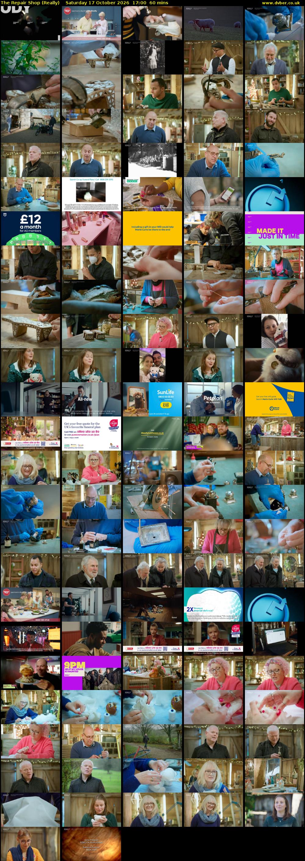 The Repair Shop (Really) Saturday 17 October 2026 17:00 - 18:00