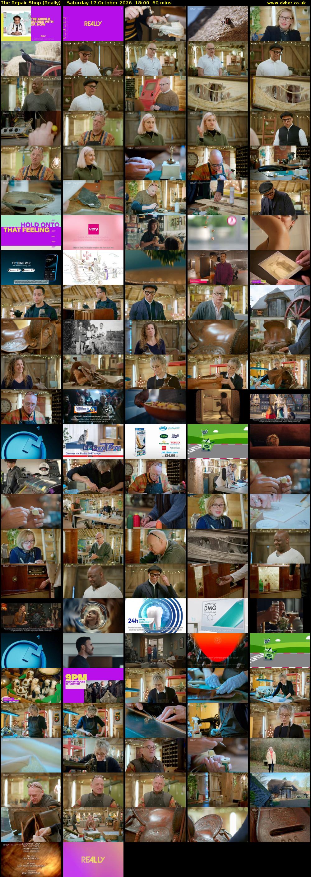The Repair Shop (Really) Saturday 17 October 2026 18:00 - 19:00