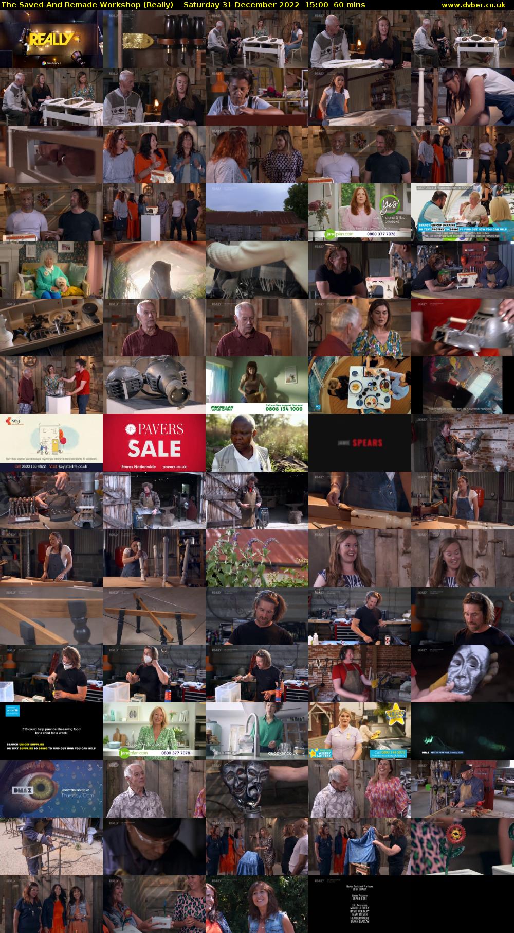 The Saved And Remade Workshop (Really) Saturday 31 December 2022 15:00 - 16:00