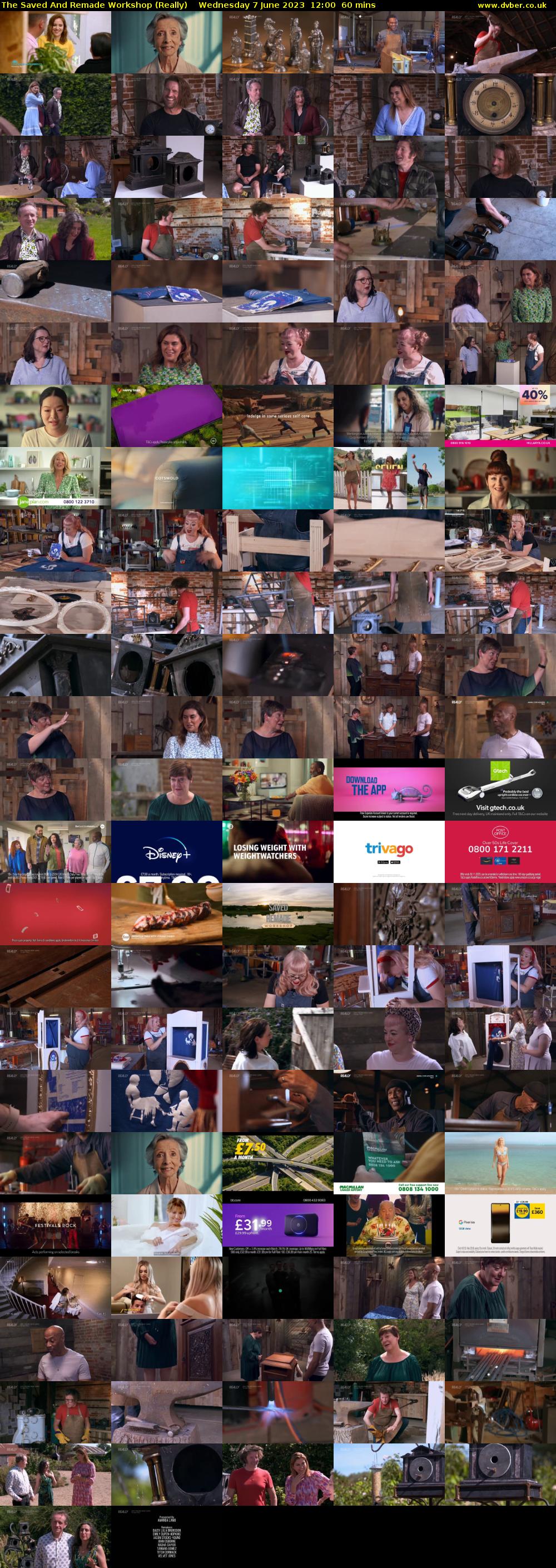 The Saved And Remade Workshop (Really) Wednesday 7 June 2023 12:00 - 13:00