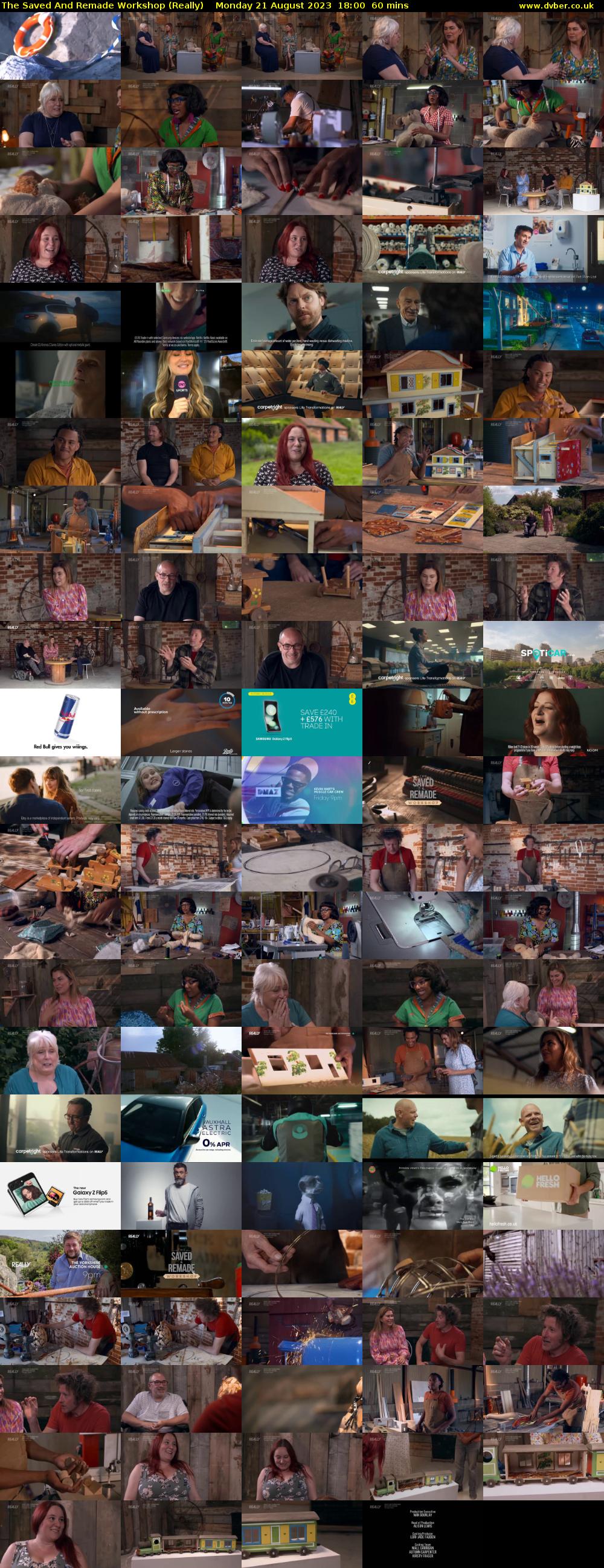 The Saved And Remade Workshop (Really) Monday 21 August 2023 18:00 - 19:00