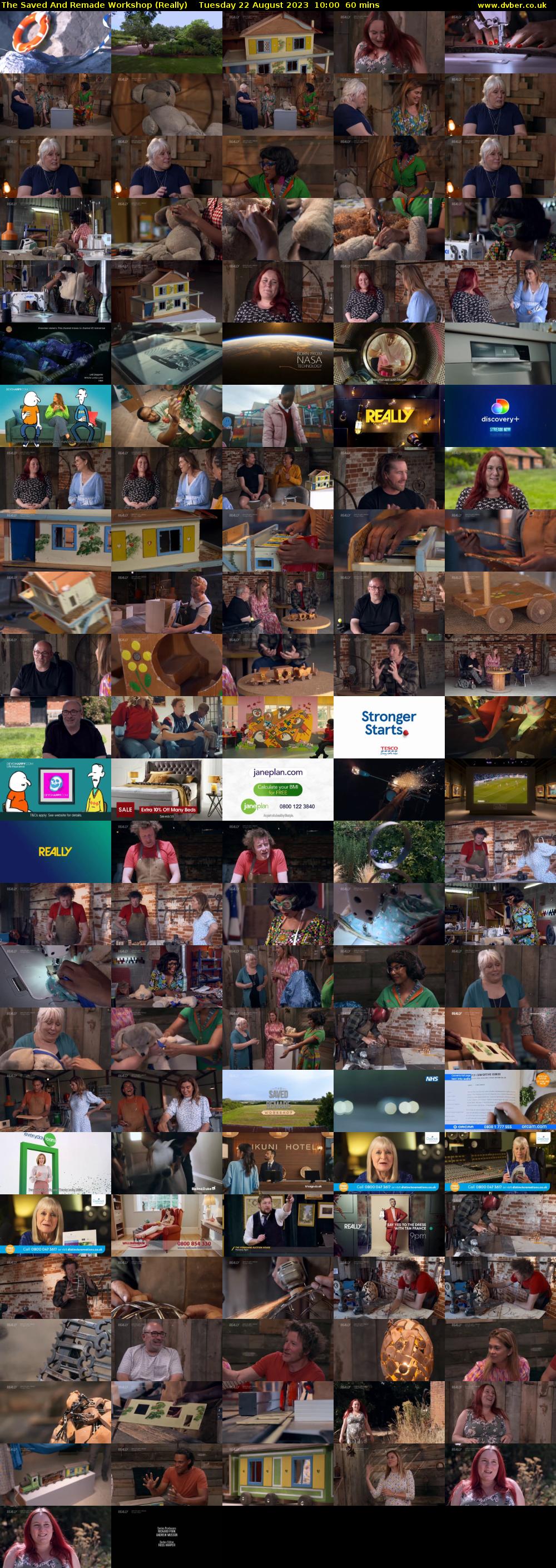 The Saved And Remade Workshop (Really) Tuesday 22 August 2023 10:00 - 11:00