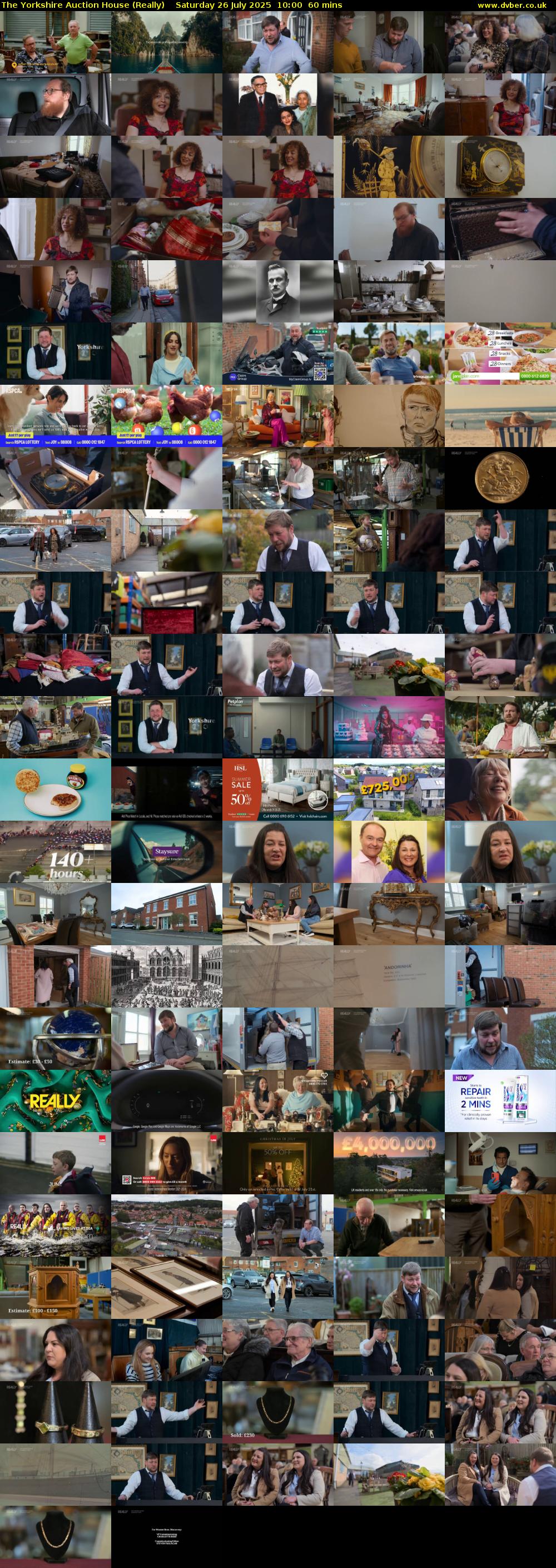 The Yorkshire Auction House (Really) Saturday 26 July 2025 10:00 - 11:00