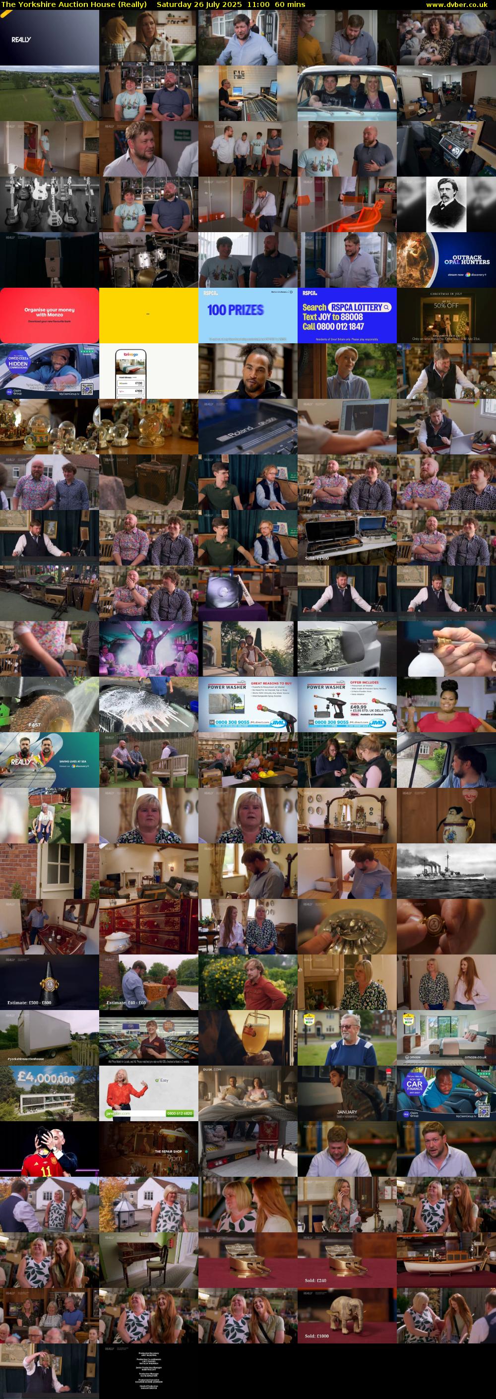 The Yorkshire Auction House (Really) Saturday 26 July 2025 11:00 - 12:00
