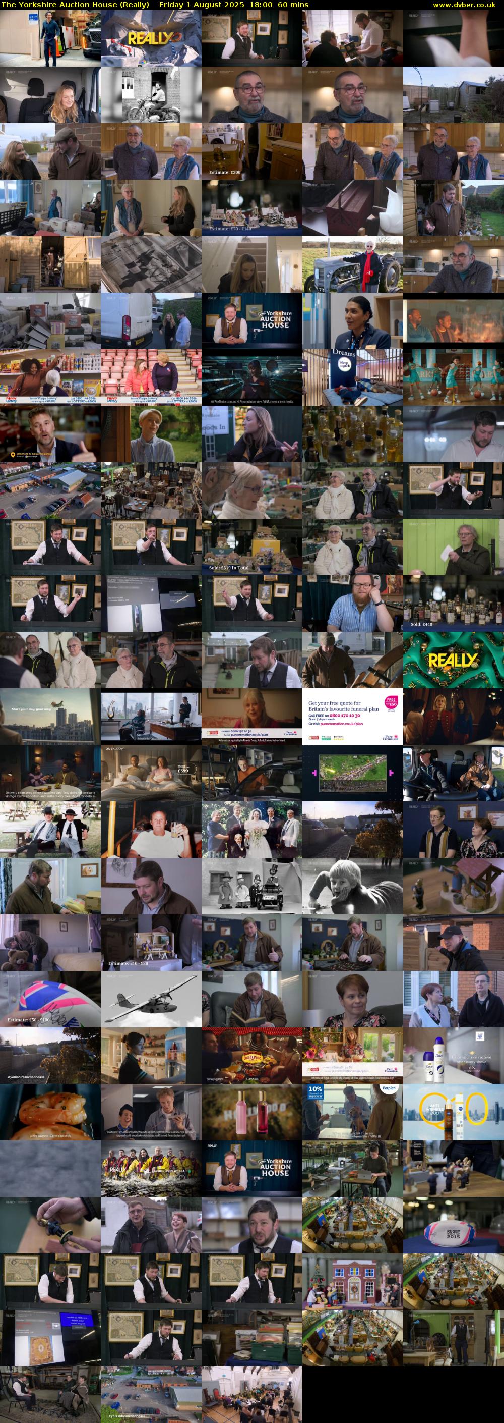 The Yorkshire Auction House (Really) Friday 1 August 2025 18:00 - 19:00