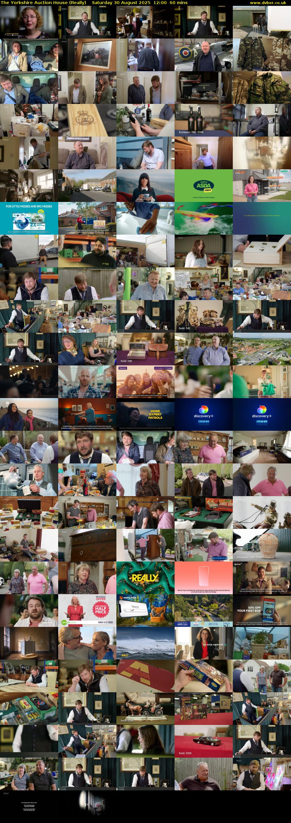 The Yorkshire Auction House (Really) Saturday 30 August 2025 12:00 - 13:00