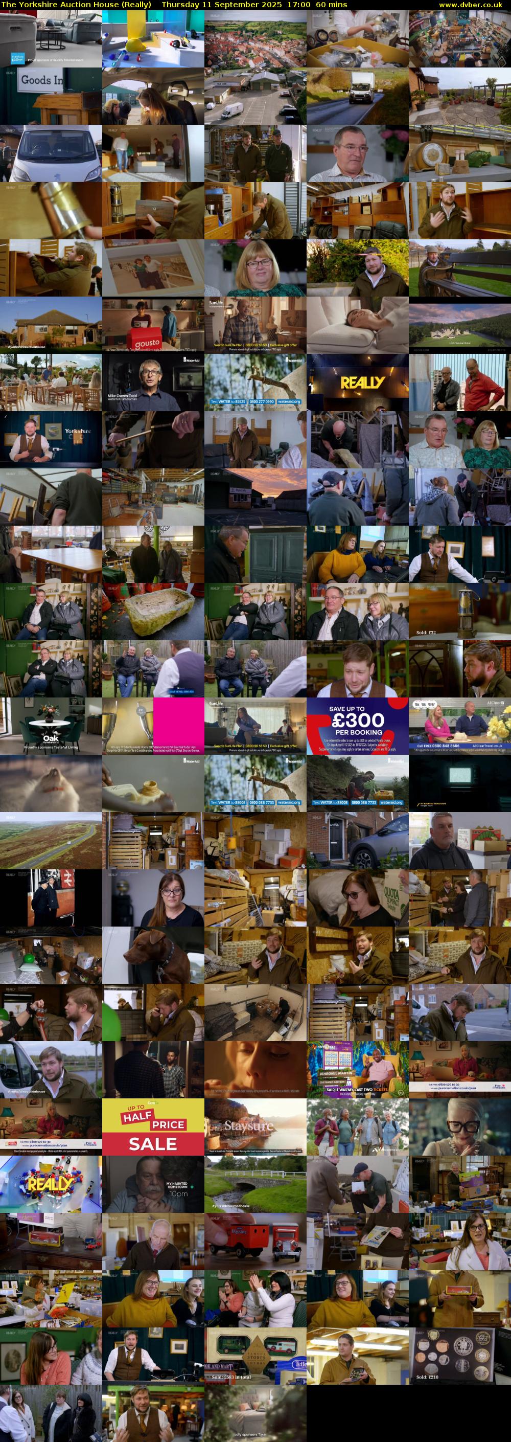 The Yorkshire Auction House (Really) Thursday 11 September 2025 17:00 - 18:00