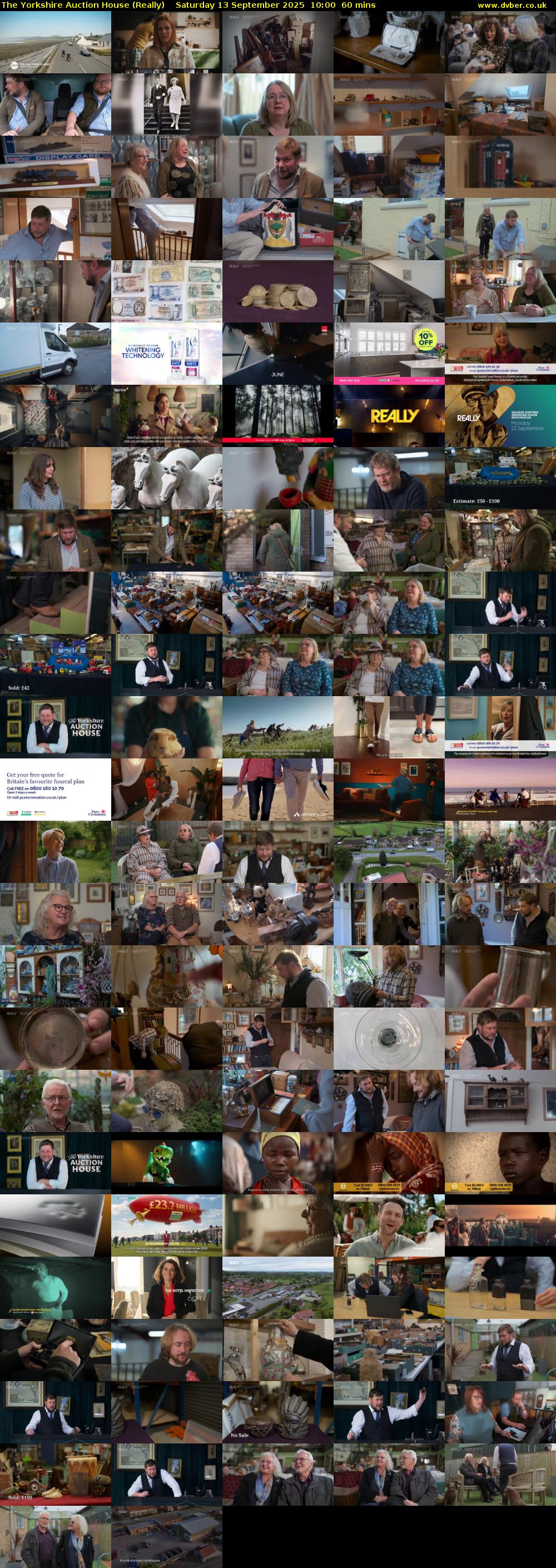 The Yorkshire Auction House (Really) Saturday 13 September 2025 10:00 - 11:00