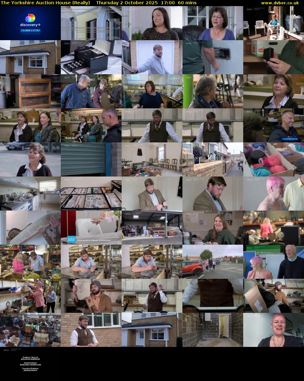 The Yorkshire Auction House (Really) Thursday 2 October 2025 17:00 - 18:00