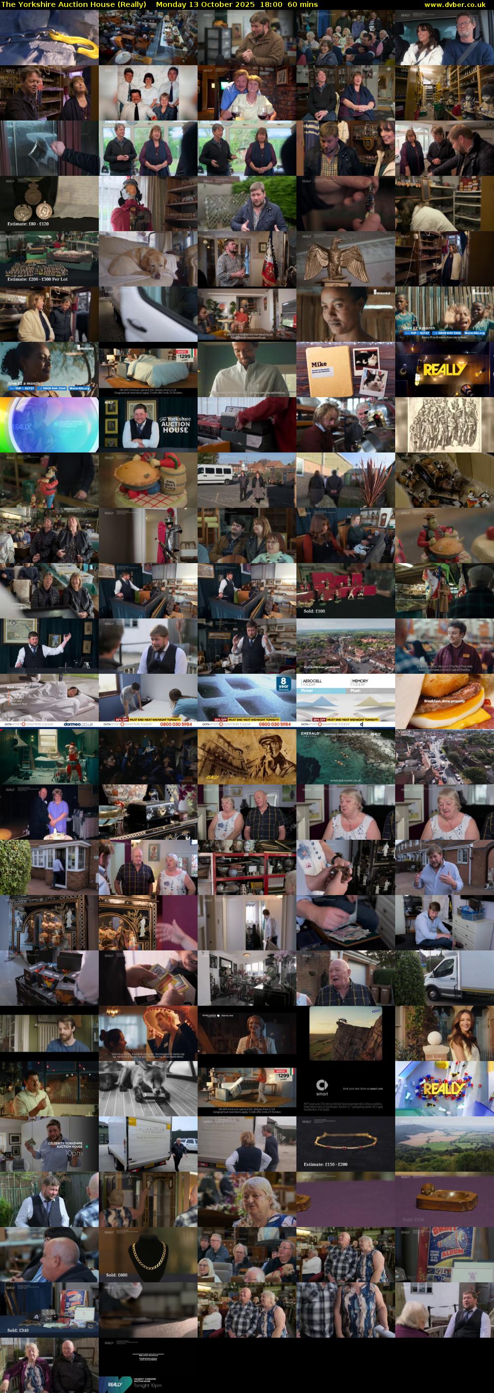 The Yorkshire Auction House (Really) Monday 13 October 2025 18:00 - 19:00