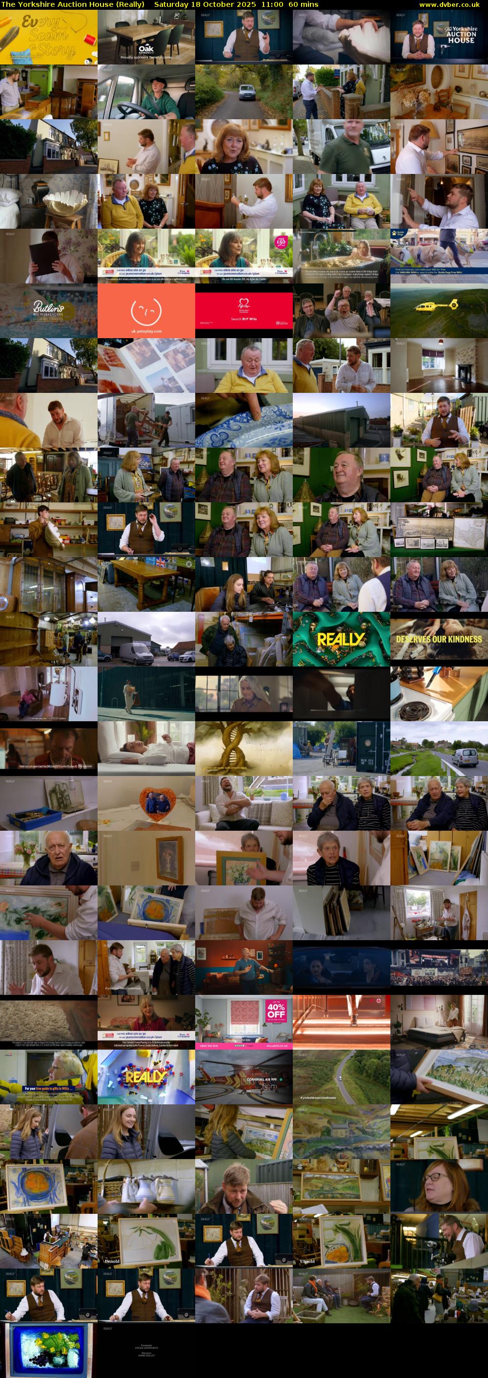 The Yorkshire Auction House (Really) Saturday 18 October 2025 11:00 - 12:00