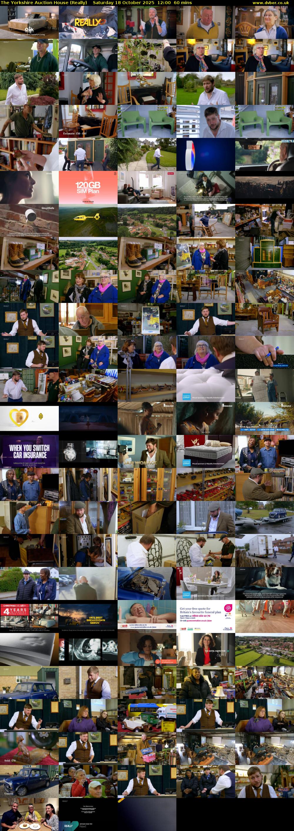 The Yorkshire Auction House (Really) Saturday 18 October 2025 12:00 - 13:00