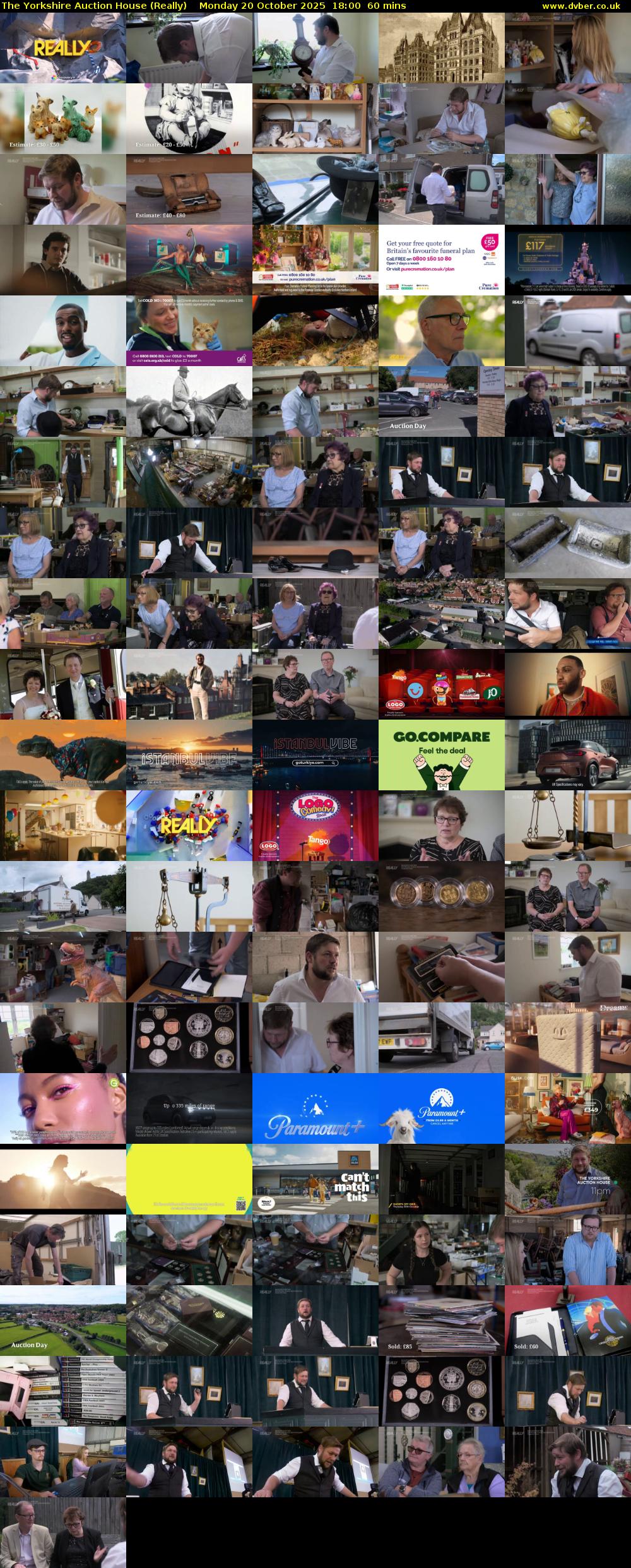 The Yorkshire Auction House (Really) Monday 20 October 2025 18:00 - 19:00