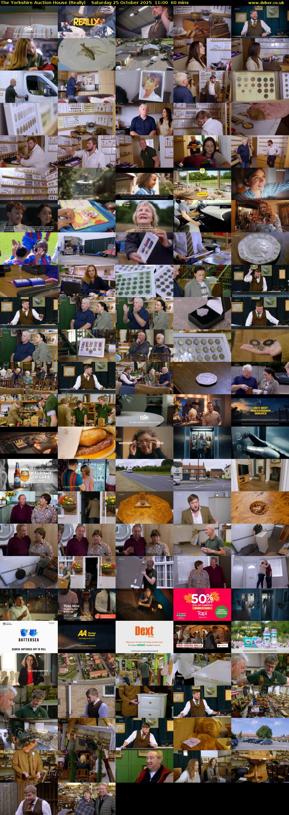 The Yorkshire Auction House (Really) Saturday 25 October 2025 11:00 - 12:00